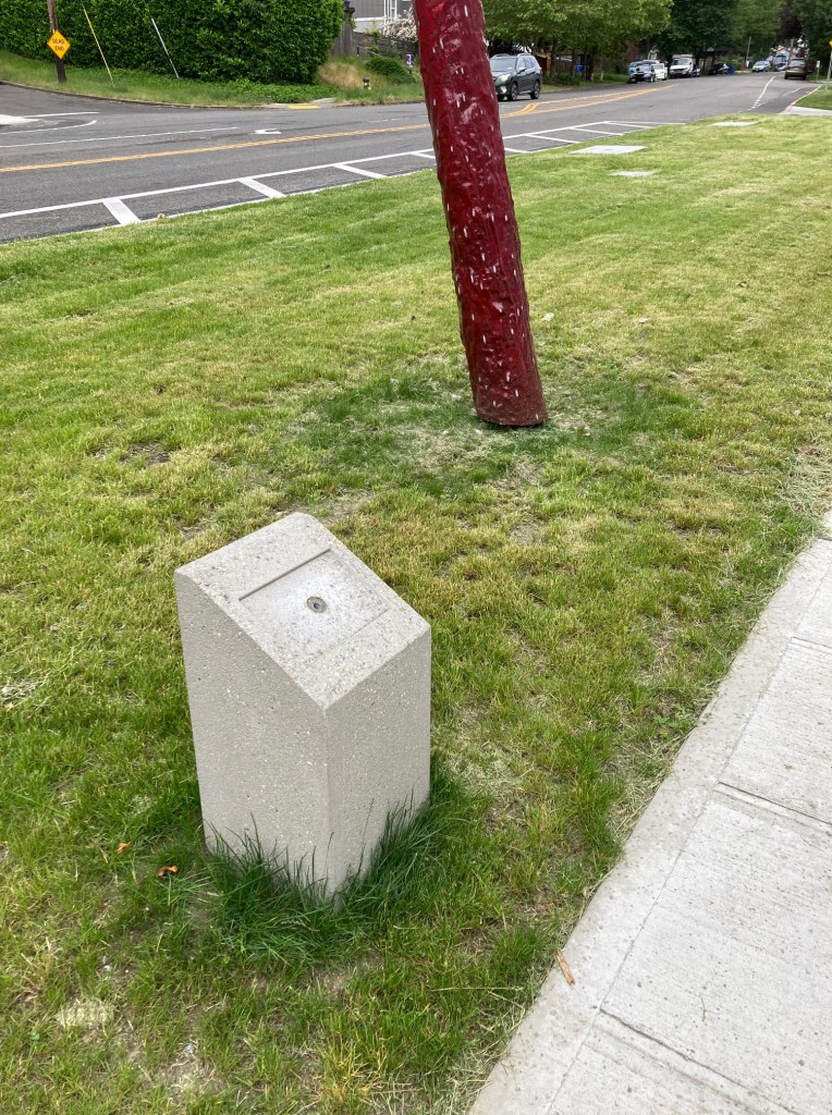 Where's the Party, plaque base ready for installation.